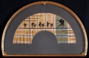 Shadow Theater Fan by Henri Charles Guérard